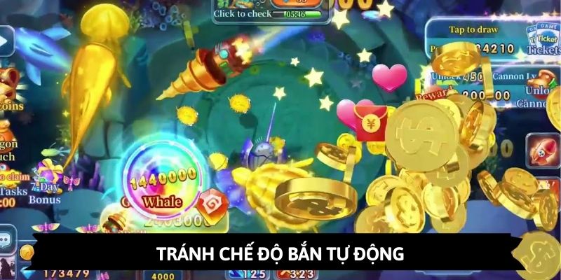 Ảnh minh họa: Người chơi hạn chế dùng auto-shot đế săn cá trực tuyến