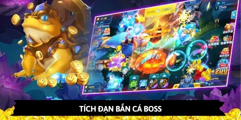 Ảnh minh họa: Hội viên có thể kiếm xu thưởng hậu hĩnh khi tích đạn săn cá Boss